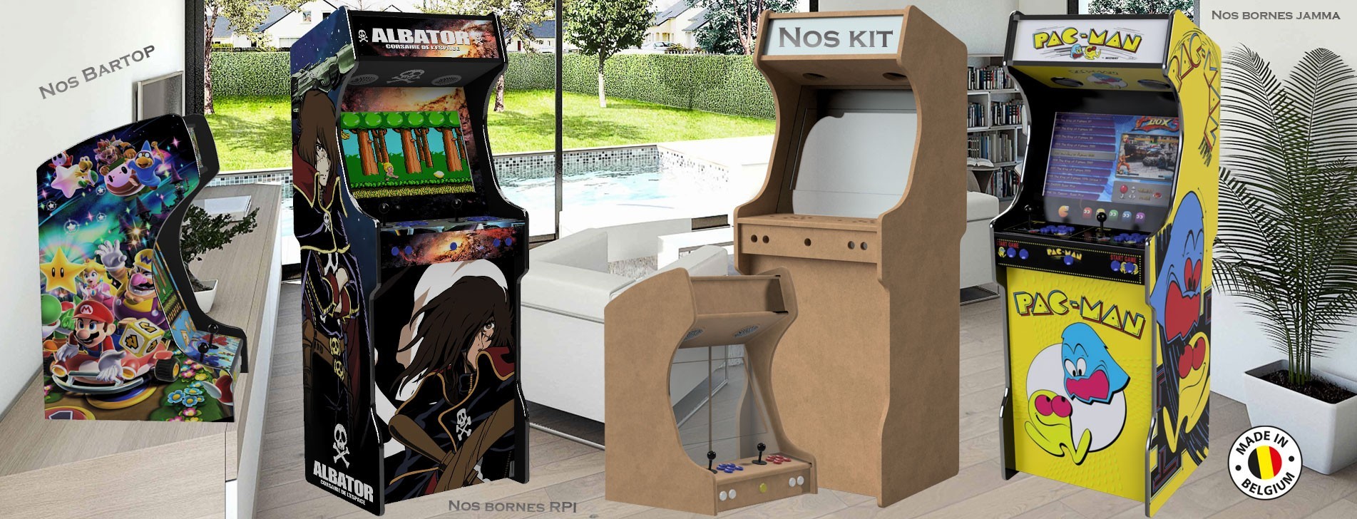 Kit bois borne arcade - Cdiscount